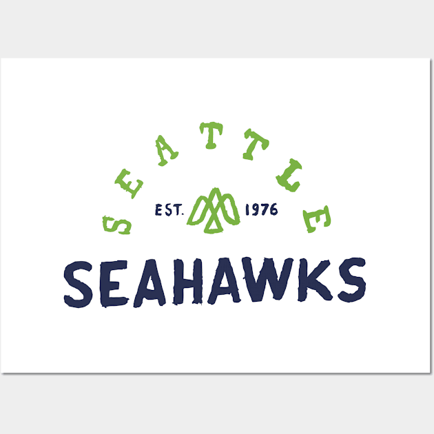 Seattle Seahaaaawks 13 Wall Art by Very Simple Graph